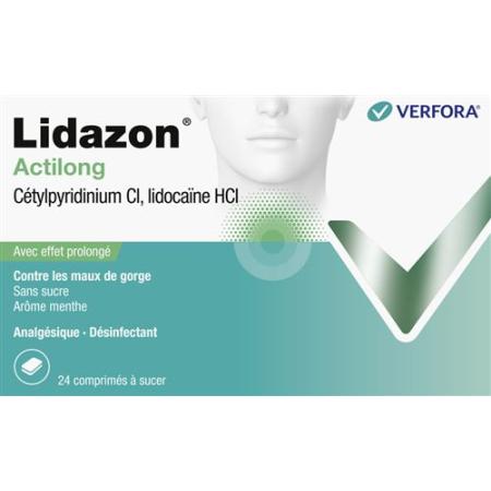 Lidazon Actilong lozenges 24 pcs - PrimeCare Global