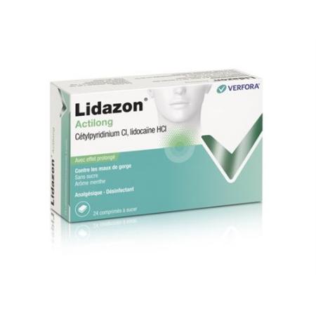 Lidazon Actilong lozenges 24 pcs - PrimeCare Global