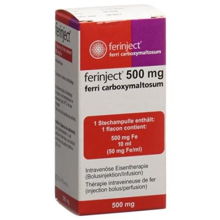 Ferinject Inj L&ouml;s 500 mg/10ml perf 10 ml - PrimeCare Global