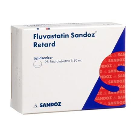 Fluvastatin Sandoz Ret Filmtabl 80 mg 98 pcs - PrimeCare Global