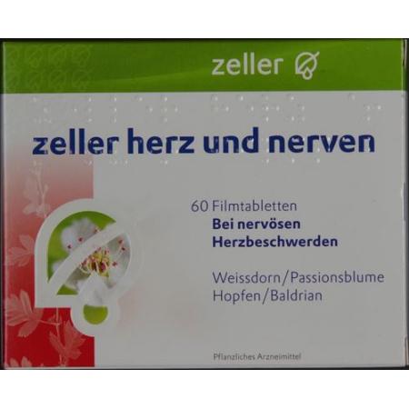 Zeller Heart and Nerves film tabl 60 pcs - PrimeCare Global