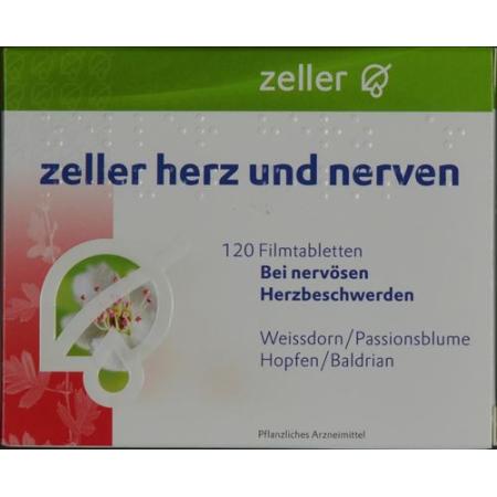 Zeller heart and nerves film tabl 120 pcs - PrimeCare Global