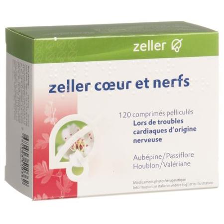 Zeller heart and nerves film tabl 120 pcs - PrimeCare Global