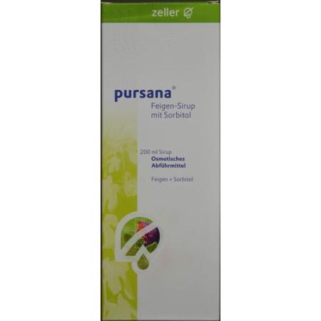 Pursana fig syrup with sorbitol 200 ml - PrimeCare Global