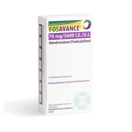 Fosavance weekly tablets 70/5600 4 pcs - PrimeCare Global