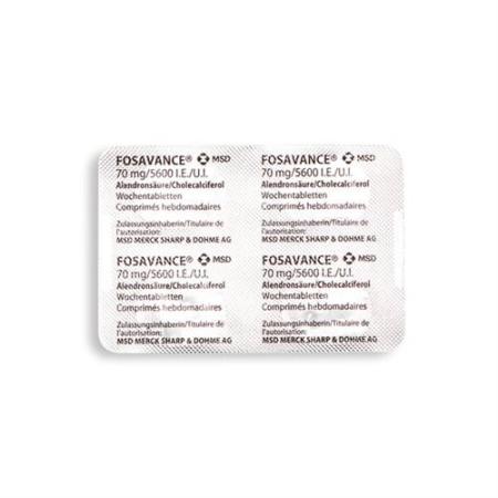 Fosavance weekly tablets 70/5600 4 pcs - PrimeCare Global