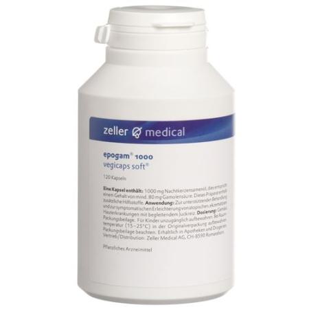 Epogam 1000 Vegicaps soft caps 1000 mg 120 pcs - PrimeCare Global