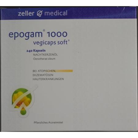 Epogam 1000 Vegicaps soft caps 1000 mg 240 pcs - PrimeCare Global