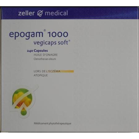 Epogam 1000 Vegicaps soft caps 1000 mg 240 pcs - PrimeCare Global