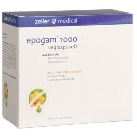 Epogam 1000 Vegicaps soft caps 1000 mg 240 pcs - PrimeCare Global