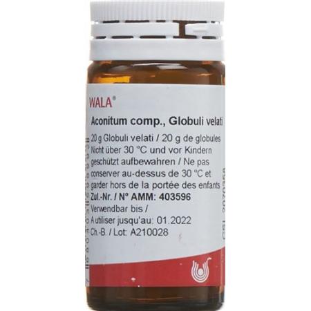 Wala Aconitum comp. Glob bottle 20 g - PrimeCare Global