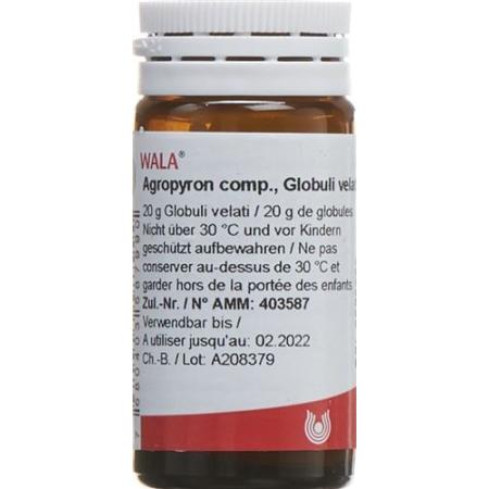 Wala Agropyron comp. Glob bottle 20 g - PrimeCare Global