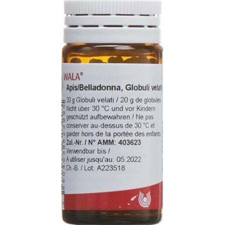 Wala Apis/Belladonna Globules 20 g - PrimeCare Global