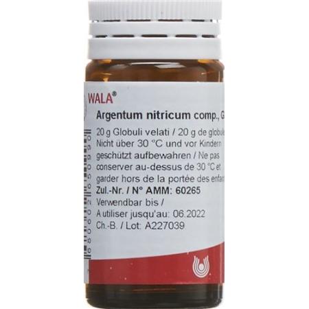 Wala Argentum nitricum comp. Glob bottle 20 g - PrimeCare Global