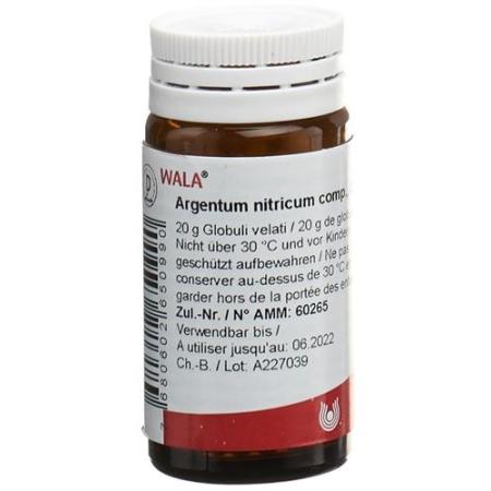 Wala Argentum nitricum comp. Glob bottle 20 g - PrimeCare Global