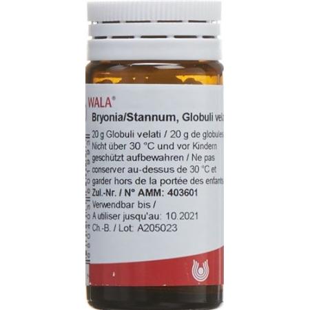 Wala Bryonia/Stannum Glob Bottle 20g - PrimeCare Global