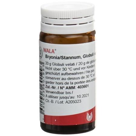 Wala Bryonia/Stannum Glob Bottle 20g - PrimeCare Global