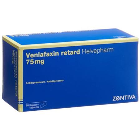 Venlafaxine retard Helvepharm Ret capsules 75 mg 98 pcs - PrimeCare Global
