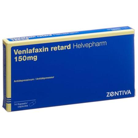 Venlafaxine retard Helvepharm Ret Capsules 150 mg 14 pcs - PrimeCare Global