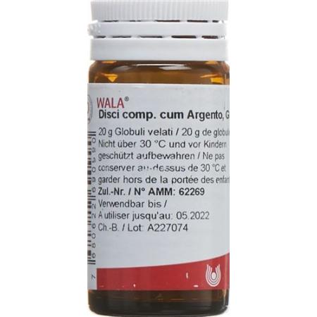 Wala Disci comp. cum Argento Glob Bottle 20 g - PrimeCare Global