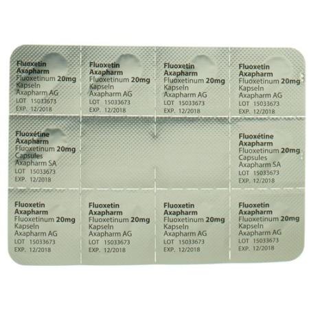 Fluoxetine Axapharm Kaps 20 mg 100 pcs - PrimeCare Global