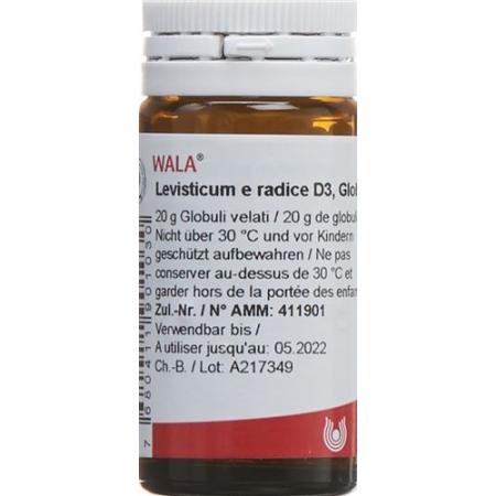 Wala Levisticum e radice Glob D 3 Fl 20 g - PrimeCare Global