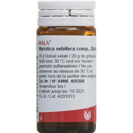 Wala Myristica sebifera comp. Glob bottle 20 g - PrimeCare Global