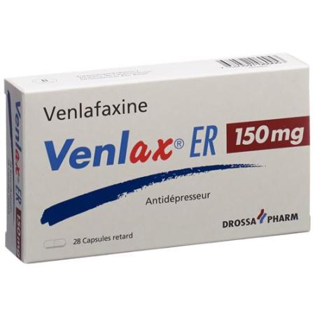 Venlax ER Ret Kaps 150 mg 28 pcs - PrimeCare Global