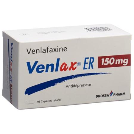 Venlax ER Ret Kaps 150 mg 98 pcs - PrimeCare Global