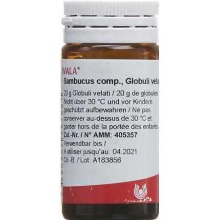Wala Sambucus comp. Glob bottle 20 g - PrimeCare Global