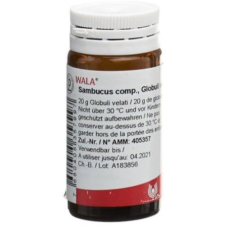 Wala Sambucus comp. Glob bottle 20 g - PrimeCare Global