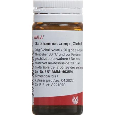Wala Sarothamnus comp. Glob bottle 20 g - PrimeCare Global