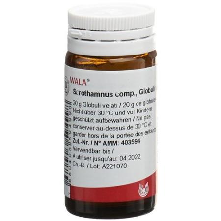 Wala Sarothamnus comp. Glob bottle 20 g - PrimeCare Global