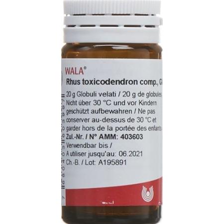 Wala Rhus toxicodendron comp. Glob bottle 20 g - PrimeCare Global