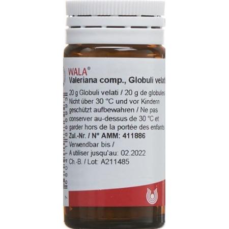 Wala Valeriana comp. Glob bottle 20 g - PrimeCare Global