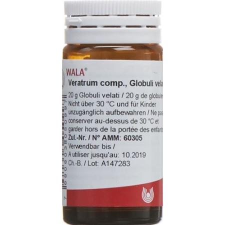 Wala Veratrum comp. Glob bottle 20 g - PrimeCare Global