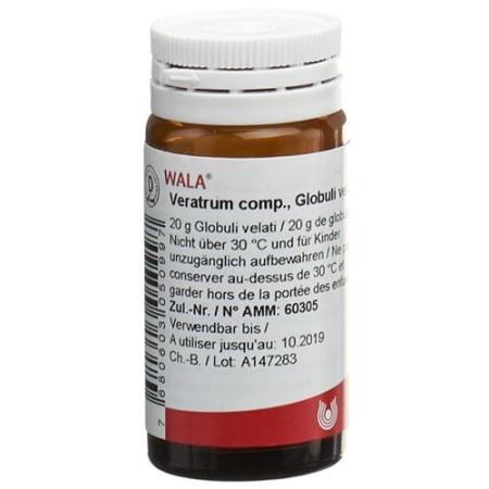 Wala Veratrum comp. Glob bottle 20 g - PrimeCare Global