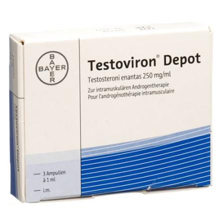 Testoviron Depot Inj L&ouml;s 250 mg i.m. Amp 3 pcs - PrimeCare Global