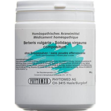 PHYTOMED Berb vulg Solid virg comp o Br Plv 500 g - PrimeCare Global