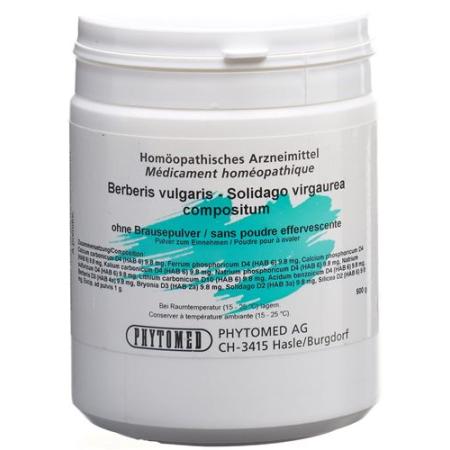 PHYTOMED Berb vulg Solid virg comp o Br Plv 500 g - PrimeCare Global