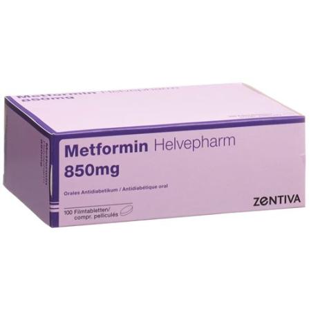 Metformin Helvepharm Filmtabl 850 mg 100 pcs - PrimeCare Global