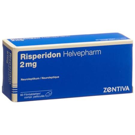 Risperidon Helvepharm Filmtabl 2 mg 60 pcs - PrimeCare Global