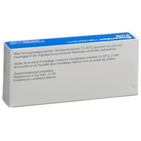 Risperidon Helvepharm Filmtabl 3 mg 20 pcs - PrimeCare Global
