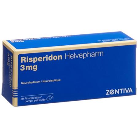 Risperidon Helvepharm Filmtabl 3 mg 60 pcs - PrimeCare Global