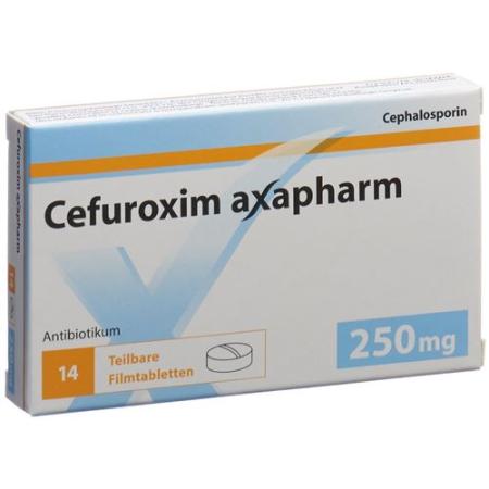Cefuroxime Axapharm Filmtabl 250 mg 14 pcs - PrimeCare Global