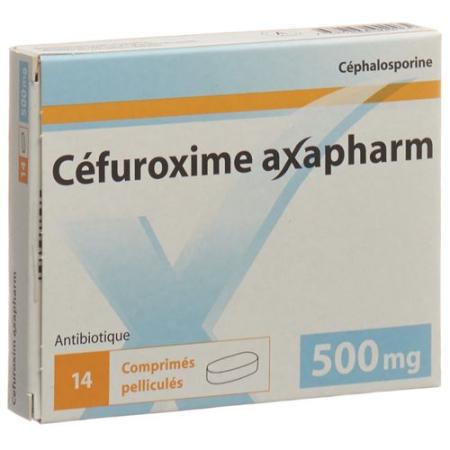 Cefuroxime Axapharm Filmtabl 500 mg 14 pcs - PrimeCare Global