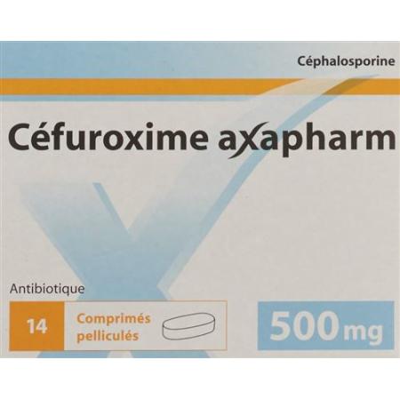 Cefuroxime Axapharm Filmtabl 500 mg 14 pcs - PrimeCare Global