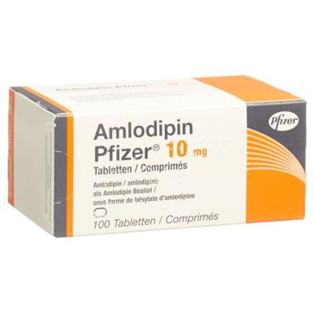 Amlodipine Pfizer Tabl 10 mg 100 pcs - PrimeCare Global