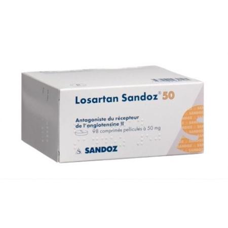 Losartan Sandoz film tablets 50 mg 98 pcs - PrimeCare Global