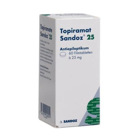 Topiramat Sandoz Filmtabl 25 mg Ds 60 pcs - PrimeCare Global